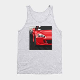 Honda S2000 AP2 Rolling - New Formula Red Tank Top